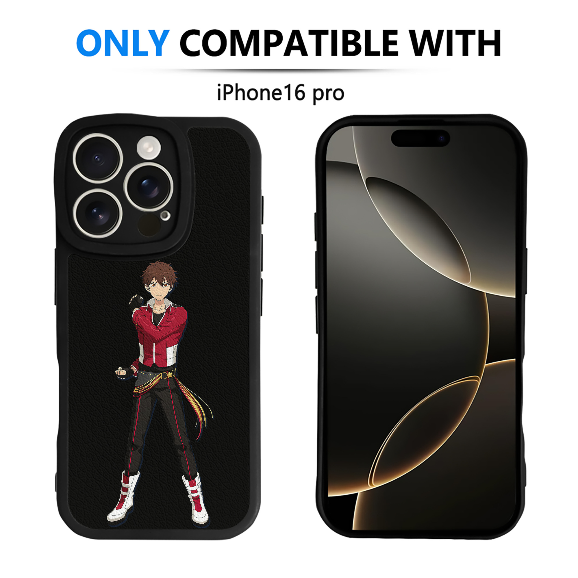 （画像用） あんさんぶるスターズ! Ensemble Stars 【iPhone 16シリーズ対応】シリコンスマホケース（レザー調） 材質：シリコン